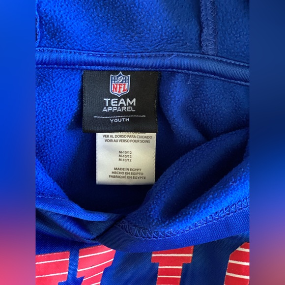NFL Team Apparel Buffalo Bills Youth Hoodie M10-12 - Picture 2 of 3